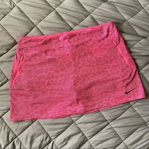 Nike Pink Dri-Fit Golf Skort